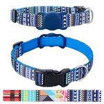 AirTag Cat Collar, Animire Soft Neoprene Padded Air Tag Collar for Extra Small Dogs, Polyester Puppy Pet Collar with Silicone AirTag Case Holder Accessories, 8"-12" Neck