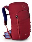 Osprey Jet 18 Kid's Hiking Backpack, Cosmic Red