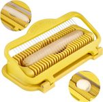 Banana Slicer Egg Slicer for Hard Boiled Eggs, Stainless Steel & Aluminium Wires Strawberry slicer Multipurpose Heavy Duty Dishwasher Safe Banana Cutter slicer
