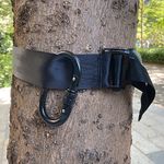 HUNTARMOR Safety Harness Tree Strap: Quick Connect Hunting Tree Strap for Tree Stand Hunting and Climbing, Hanging Deer Stand, Fall Protection Tree Strap Tree Stand Accessories, Black