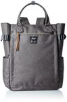 [Anero] backpack Mokucho poly canvas 10 pocket 2WAY backpack gray