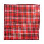 Tartan Print Bandana - Red