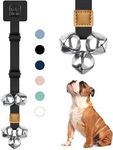 Dog Bells to Go Outside Dog Door bell Premium Quality Buckle Adjustable Dog Bell Dog Attached to doorknob or Anywhere Near The Door, Length and Height Adjustable