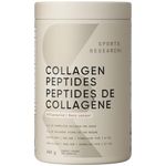Sports Research® Collagen Peptides - Hydrolyzed Type 1 & 3 Collagen Powder Protein Supplement for Healthy Skin, Nails, & Joints - Easy Mixing Vital Nutrients & Proteins, Collagen for Women & Men