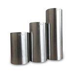 Home Bar Professional Stainless Steel Wine Measures Set of 3 125ml 175ml & 250ml Pub Restaurant Trade Quality (LS)(PK1)