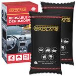 GADLANE X-Large Reusable Car Dehumidifier Clear Eliminates Foggy Windscreen Moisture Damp Absorber All Moisture Caravan Van Silica Gel 1KG Bag (Pack of 2)