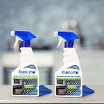 Klenzmo Microwave Oven & Grill Cleaner Spray with Microfiber Cloth | Cleaner for Microwave Ovens, Chimney hoods, Grills, OTG, Gas Stove, Exhaust Fan | Kitchen Cleaner | Pack of 2 | 450ml each