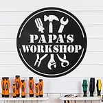 Qmetalart Papa’s Workshop Wall Meta