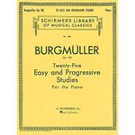 Twenty-Five Easy and Progressive Studies for the Piano, Op. 100: Schirmer Library of Classics Volume 500 Piano Solo