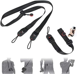 KouPoTop Quick Release DSLR Adjustable Camera Cuff Wrist Hand Strap Belt Bracelet Sling Shoulder Strap Compatible with Video Camcorder Nikon/Canon/Sony/Pentax/Minolta/Olympus/SLR/Digital Cameras