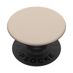 Brown Light Beige Earthy Pastel Color Simple Minimal PopSockets Swappable PopGrip