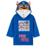 Paw Patrol Fleece Blanket Hoodie for Kids - One Size 3-6 Years Kids Oversized Hoodie Sherpa-Lined - Gifts for Boys Blue