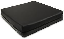 PEPE - Wheelchair Cushions for Seniors (16.5"x16.5"x3.14"), Cushion for Wheelchair Seat, Wheelchair Cushions for Pressure Relief, Seat Cushion, Memory Foam Wheelchair Cushion Black - Made in Europe