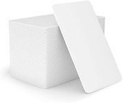 BOMFLORE Premium Blank Inkjet PVC Cards for ID Badge Printers - Graphic Quality White Plastic CR80 30 Mil (CR8030) ID Cards - Waterproof and Double Sided Printing (230 Pack) (230)