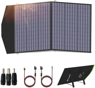 ALLPOWERS 100W Foldable Solar Panel Charger, IP66 Waterproof Portable for Solar Generators, Power Station, Camping, RV