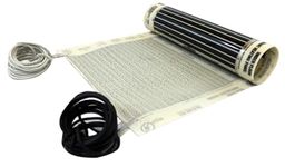 QuietWarmth Joist QWJOIST17X5120 Radiant Floor Heating Mat for Existing Floors (Installs below Subfloor Between 16”OC Joists)-Size 17”x5’ 120Volt (Covers 7sf)
