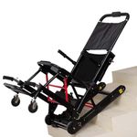 XZLZMYP Electric Climbing Stair Wheelchair Trolley Portable Folding Chair Stair Lift Climber Stair Mobility Assist Medical Equipment for Patient Or Elderly Stair Climbing Wheelchair,B