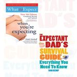 What to Expect When You're Expecting and The Expectant Dad's Survival Guide 2 Book Bundles Collection