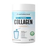 NATURALTEIN Pure Marine Collagen Supplement, 300g | Hydrolyzed Collagen Powder and Amino Acids | Supports Healthy Skin, Hair, Nails, Bone & Joint | Flavour: Orange