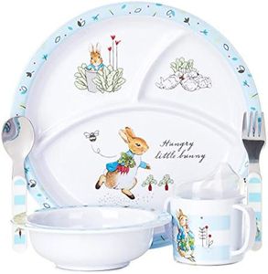 Beatrix Potter Peter Rabbit 5 Piece Melamine Dinnerware Set