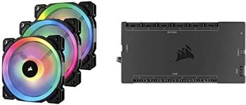 Corsair LL Series LL120 RGB Fan 3 Pack with Lighting Node Pro + iCUE Commander CORE XT