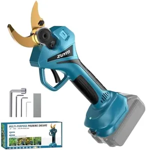 ZUYIYI Cordless Electric Pruning Shears for Makita 18V Battery, Brushless Electric Pruner Tree Branch Cutter 2.36" (60mm) Cutting Diameter w/LED Display, 4 Wrenches (Battery NOT included)