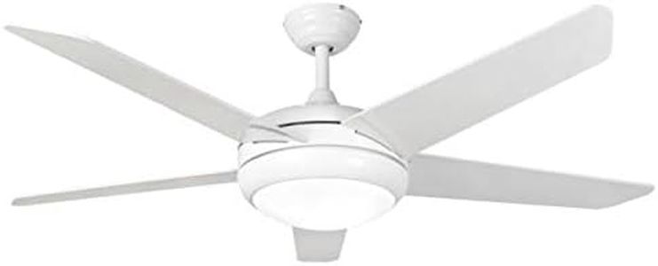 Eurofan Neptune 44 Inch White Ceiling Fan and LED Light 115861