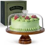 ANBOXIT Cake Stand with Dome Lid, A