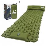 VALEHOWL Sleeping Pad for Camping, 200cm x 70cm Comfort Inflatable Camping Mattress with Pillow, Lightweight Sleeping Mat for Outdoor, Backpacking, Hiking