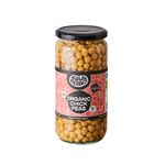 Bold Bean Co Organic Chickpeas. 1 x 700g Jar, All Natural Ingredients, Suitable for Vegans