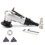 BaiNuo Mini Pneumatic Chamfering Machine, Metal Chamfering Tools, 30,000rpm Protable 45 Degree Arc Air Beveling Kit with 1/4 Inch Air Inlet for Trimming, Chamfer, Deburring