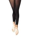 Capezio N140 Black Footless Tights Adult X- Large