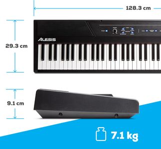 Alesis Recital 88-Key Digital Piano – Full-Size Beginner Keyboard