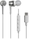 Audio-Technica ATH-CKD3C in-Ear Headphones with USB-C Connector, White