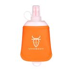 UTOBEST Soft Flask Running Water Bottle Collapsible Water Bottle for Trail Running Hydration Pack Hiking Cycling Climbing 150 ML