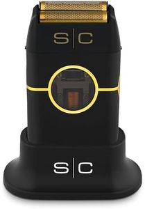 StyleCraft Instinct Metal Cordless Double Foil Shaver with IN2 Vector Motor Intuitive Torque Control, USB-C Rechargeable (Black)