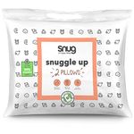 Snug Snuggle Up Pillows 2 Pack - Pack of 2 Cosy Soft Bed Pillows Made From Recycled Materials, Machine Washable and Hypoallergenic - Pair