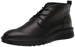 ECCO Men's St. 1 Hybrid Gore-tex Waterproof Chukka Boot, Black, 10-10.5