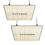 VIVOSUN 2-Pack VS1000 LED Grow Light with Samsung LM301 Diodes & Sosen Driver Dimmable Lights Sunlike Full Spectrum for Indoor Plants Seedling Veg and Bloom Plant Grow Lamps for 2x2/3x3 Grow Tent