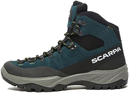 Scarpa Boreas GTX, Botas de Senderismo Unisex Adulto, Petrol-Lime, 45 EU