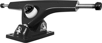 Atlas Truck Co. Kingpin Ultralight Longboard Trucks, 180mm 48 Degree 8mm Reverse, Black (Set of 2)