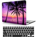 Laptop Case Compatible with New MacBook Air 13 Inch Case 2020 2019 2018 Release A2337 M1 A2179 A1932 with Retina Display & Touch ID, Plastic Hard Shell Case & Keyboard Cover Skin - Sunset