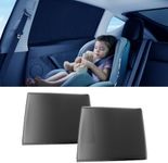 [2026 Upgraded] DMJN Car Window Shades for Baby, 100% UV & Sun Block Car Side Windows Covers Sun Shades for Baby in Car, Easy-Install Nano Ice-Crystal Coating Universal Fit, 2 Packs