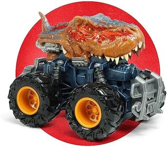 Oriate T-rex Dinosaur Toy Cars for Kids 3-5, Friction Powered Monster Truck