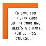 Central 23 - Funny Birthday Card - Rude Birthday Card For Mum Sister Wife Grandma - Witty Humour - 50th 60th 70th - Mothers Day Card For Mum - Offensive Joke Card For Dad - Comes With Stickers