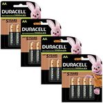 Duracell 2500mAh Pre Charged Rechargeable AA Batteries - Pack of 16