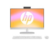 HP All-in-One PC | 23.8" FHD display | AMD Ryzen 5 7520U | 16 GB DDR5 RAM | 512 GB SSD | AMD Radeon Graphics | Windows 11 Home | White