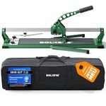 BOLKERS® ProCut S 600 Tile Cutter - Tile Cutters for Ceramic Tiles - 600mm Cutting Length - Precise Tiles Cutter Thanks to Tungsten Carbide with Ball Bearing with Magnetic Breaking Punch