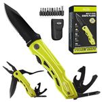 RoverTac Pocket Multitool Knife for Men's Gifts, Gifts for Men Him Husband Boyfriend, Men's Gifts for Birthday Christmas Father's Day, Stocking Stuffers for Men, Cool Tools Gadgets Gifts for Men