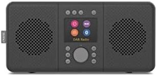 Pure ELAN CONNECT+ All-In One Internet Radio with Bluetooth 5.0 (DAB/DAB+ and FM, TFT Display, Preset Buttons Support, Music Streaming, Podcast, Battery Usage, USB), Charcoal